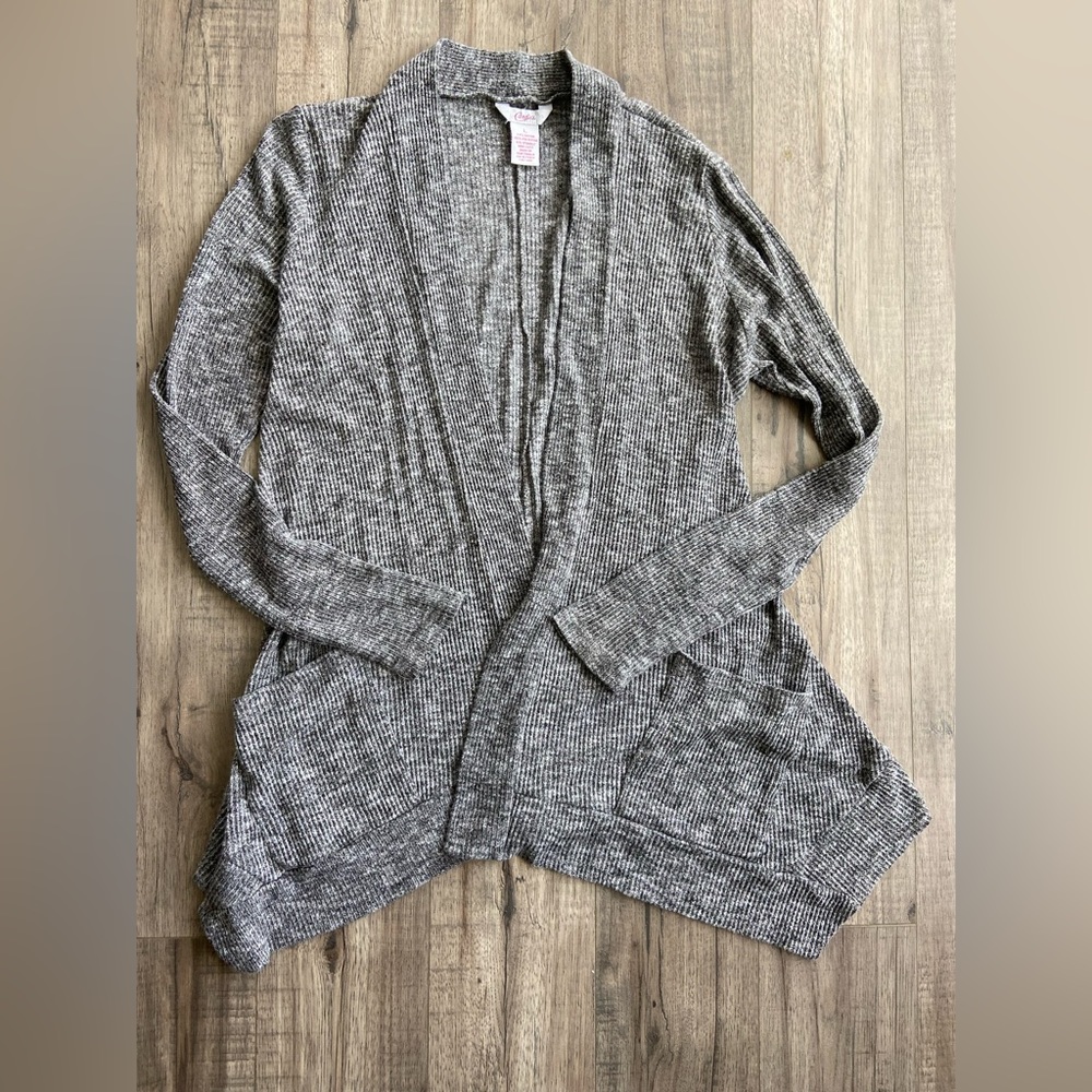 Women’s Candie’s grey soft cardigan size L